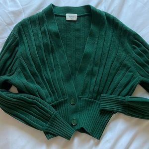 Aritzia plunge neck cardigan